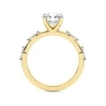 thumbnail image 3 of IGI Certified 3 Carat Marquise Shape Lab Grown Diamond Engagement Ring | 14K Yellow Gold | Sheryl Marquise Side Stone Diamond Ring | FG-VS1-VS2 Quality Friendly Diamonds, 3 of 7