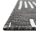 thumbnail image 5 of Unique Loom Outdoor Modern Collection Area Rug - Tambor (7' x 10' Rectangle Charcoal Gray/Ivory), 5 of 6