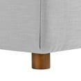 thumbnail image 6 of Commix Down Filled Overstuffed Ottoman Light Gray, 6 of 7