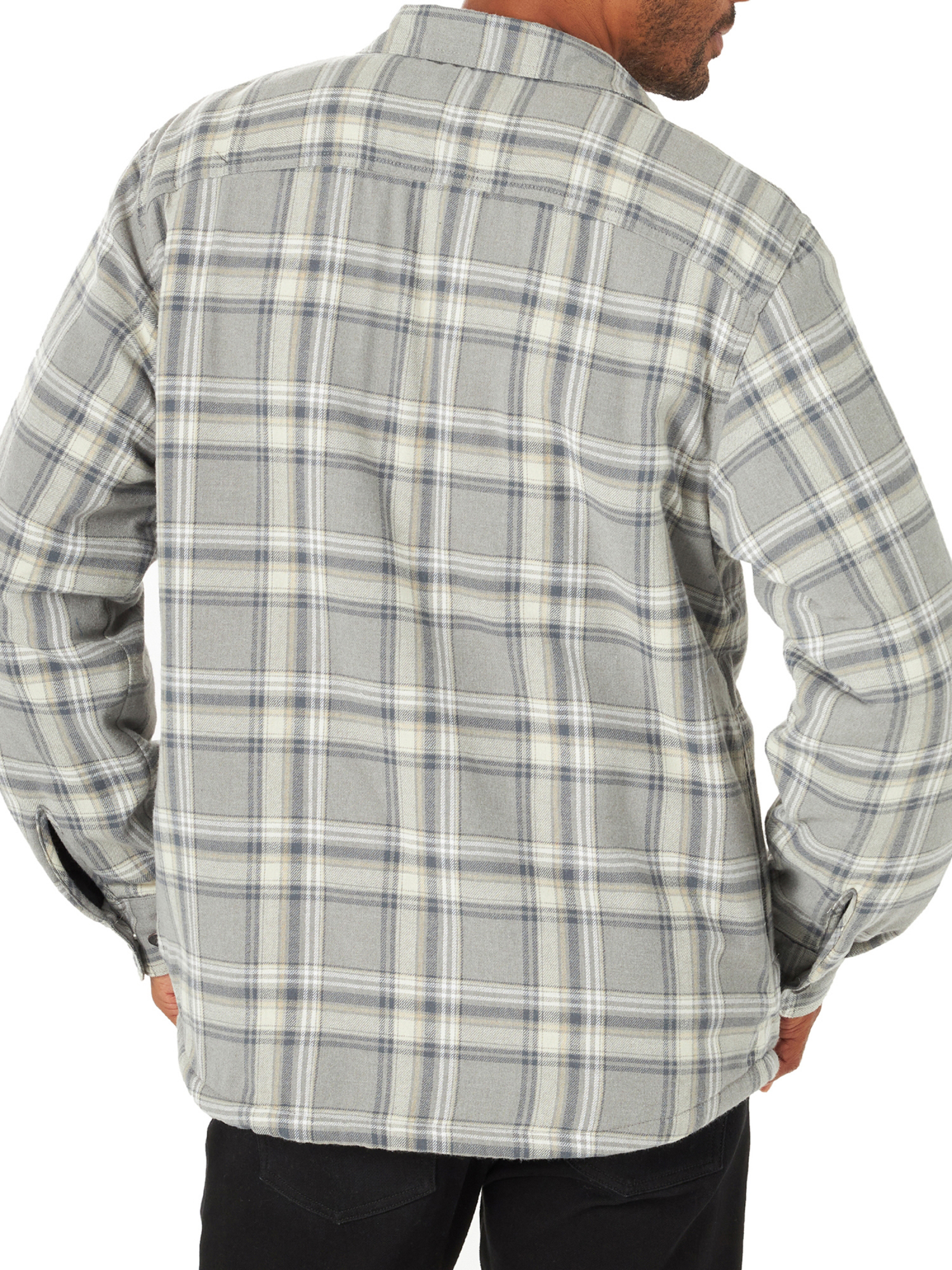 Wrangler Men's Heavyweight Sherpa-Lined Shirt Jacket - image 2 of 5