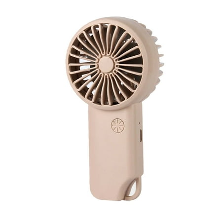 

MWstore Mini Fan Three-Speed Wind Low Noise ABS USB Handheld Pocket Fan Air Cooler for Home