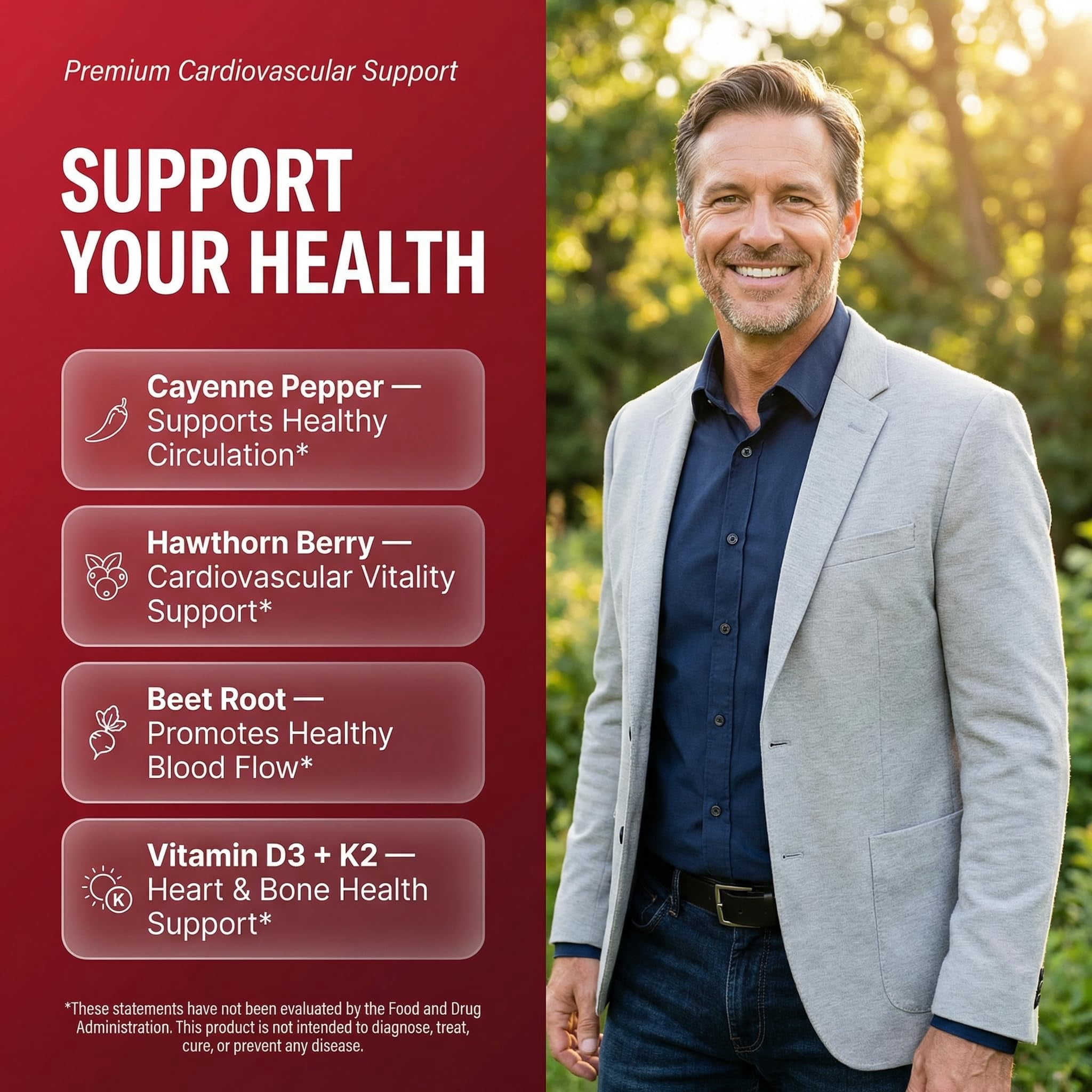 Clean Nutra Cayenne Pepper Drops Supplement Liquid + Hawthorn Berry, Vitamin D3 K2 Beet Root Powder, Ceylon Cinnamon, Turmeric Curcumin, Organic Panax Ginseng, Berberine Extract 1  3 Pack