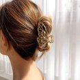 thumbnail image 3 of Set Of 2 Metal Butterfly Hair Clips For Women And Girls, 3 of 5