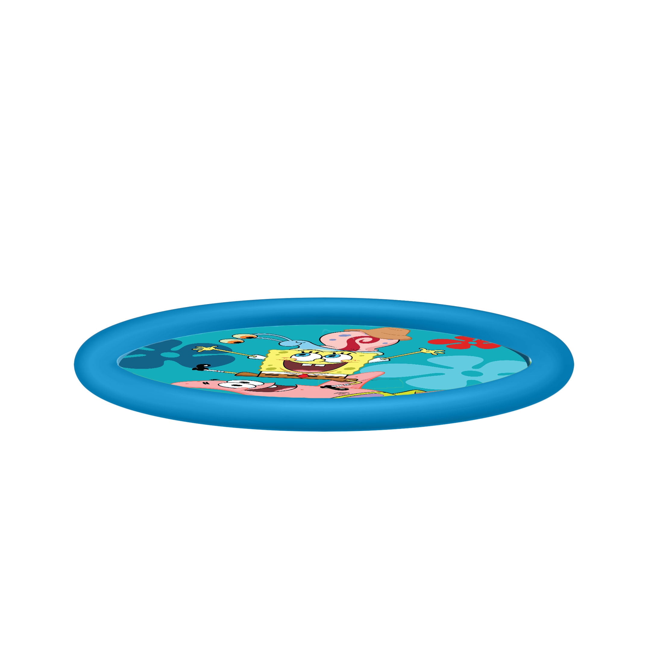 SpongeBob SquarePants 60" Inflatable Water Splashpad for Summer Fun and Water Play, Children Ages 2+