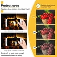thumbnail image 4 of C32 Flame Tip LED Light Bulb, E12 Base, 4W, 2700K Warm White, Dimmable, White Glass, 6 Pack, 4 of 8