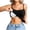 Black-tanks, variant on Womens Slim Fit Cami Tops with Bras, Ribbed Padded Sleeveless Adjustable Spaghetti Straps Undershirts, Backless Fashion Summer Casual Basic Tank Top