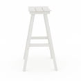 thumbnail image 4 of Bailey White HDPE Farmhouse Bar Stool-Set of 2, 4 of 8