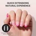 thumbnail image 2 of MelodySusie Short Square Nail Tips, 300Pcs Clear Acrylic, Half Matte Full Cover Press on Nails for DIY Extension & Salon Use, 15 Sizes Pre-Shaped for Long-Lasting Manicure, 2 of 7