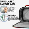 thumbnail image 5 of J World Unisex Cody Lunch Bag with Shoulder Strap, Heat, 5 of 6