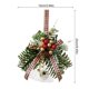 thumbnail image 3 of Cascabeles de árbol de Navidad con forma de lazo, cascabeles decorativos, colgantes de aspecto real, artesanías para festivales, decoración para puerta, pared, corona, ventana, 3 of 5