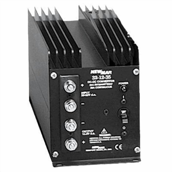 NEWMAR 32-12-35 30AMP Cont., 35AMP INT., DC-DC Converter, Input 20-50VDC, Output 13.6VDC