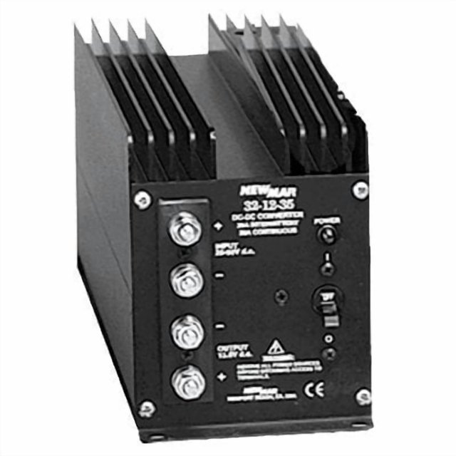 NEWMAR 32-12-35 30AMP Cont., 35AMP INT., DC-DC Converter, Input 20-50VDC, Output 13.6VDC