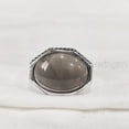 thumbnail image 3 of Smoky Quartz Mans Ring, Natural Smoky Quartz ring, Silver Jewelry, 925 Silver Ring, Birthday Gift, Heavy Mens Ring, Arabic Design, Ottoman Style Ring, Christmas, Turkey Mens Signet Ring, 3 of 5