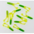 thumbnail image 5 of Kalins Freshwater 1.75" Triple Treat Soft Plastics Grub, John Deere Green, 10ct, Lake, 5 of 11