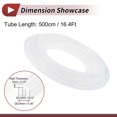 thumbnail image 4 of Ofertas Únicas 16.4Ft 1/8" 3mm ID 3mm Grosor Manguera de Vacío de Silicona para Aire y Agua Transparente, 4 of 6
