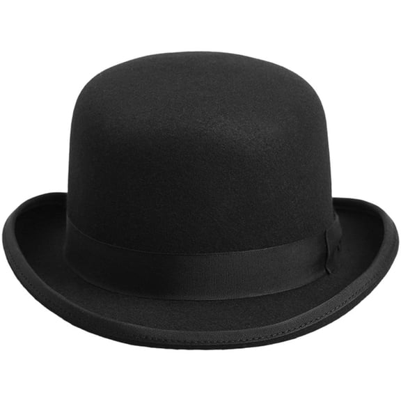 vlrwzc Vintage Black Magician Top Hat - Retro Bowler outfit Hat for Men Party Steampunk Theater Hat
