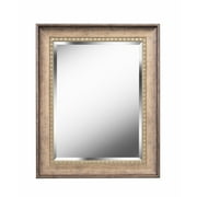Design Craft Somme 30" Wall Mirror - Antiqued Gold