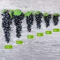 thumbnail image 2 of LCXmlly Stars Moon Confetti Artificial Grape Bundle Frosted Design Realistic Not Wither Rubber Simulation Plant, 2 of 6