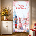 thumbnail image 3 of Holiday Decoration Merry Christmas Banner Nutcracker Theme Colorful Design Gift Box Snowflake for Christmas Party Winter Celebration Home Decor, 3 of 5