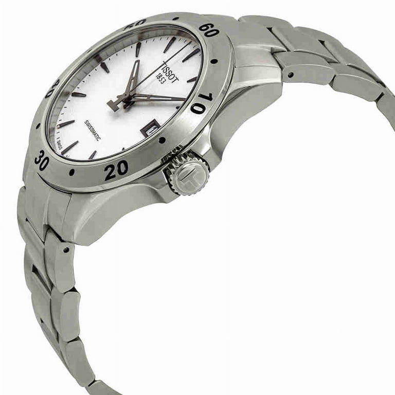 Tissot v8 automatic deals black dial men's watch