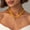 Yellow, variant on NICKSUN Dopamine Color Disc Beaded Choker with Gold Fish Pendant, Ocean Style OT Toggle Clasp Necklace