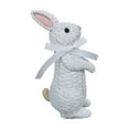 thumbnail image 2 of Resin Rabbit Garden Ornament for Outdoor Decor, Hand-Crafted Sculpture for Courtyard or Patio, Realistic Design with Durable Finish, Size 20.6x12.5x8cm, 2 of 6