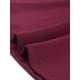 thumbnail image 5 of Agnes Orinda Women's Plus Size Summer Solid Short Sleeve Knot Waist Peplum Top Burgundy 3X, 5 of 6