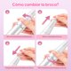 thumbnail image 4 of Nail Drill para U&ntilde;as Profesional,40000RPM Torno Electrico,para U&ntilde;as con 6 Tipos Cabezales de Lijado y Bandas de Lijado,Velocidad Ajustable M&aacute;quina de Lima U&ntilde, 4 of 9