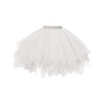 thumbnail image 2 of BLESIYA Tulle Petticoat Layered Outfit Dress up Women Tulle Tutu Skirt Costume Dress for White, 2 of 8