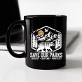 thumbnail image 3 of Save Our Parks Resist National Park Protect ALT US Parks Mug For Coffee Lover, Funny Ceramic Mug 11Oz-15Oz, 3 of 5