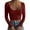 Wine, variant on Women's Ribbed Knit Crop Tops Long Sleeve Scoop Neck Slim Fit Basic T Shirt Casual Workout Y2K Cropped Tee Shirts