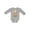 AC-Heather Grey, variant on Sloth I Love My Granny Boys or Girls Long Sleeve Baby Bodysuit