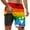 Red, variant on Men's Long Inseam Swim Trunks Quick Dry Board Shorts Modest Coverage Beach Shorts with Elastic Waist Durable Lightweight Fabric for Swimming Beach Yellow M