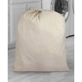 thumbnail image 4 of Urban Villa Extra Large Canvas Heavy Duty Laundry Bags - 3 Pack, Multi Use, Natural Cotton, Size 28''x 36'', 4 of 6