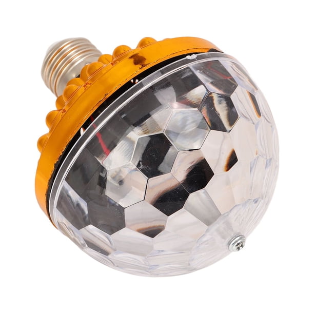 Bombilla LED RGB, bombilla LED de color giratoria a todo color, lámpara LED giratoria a todo color, salida de alta intensidad