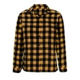thumbnail image 4 of iHPH7 Womens Shacket Going Out Jackets for Women Plaid Jacket for Woman Casual Outerwear Plaid Shacket Open Front Cardigan for Women Womens Jackets Casual Yellow M, 4 of 6