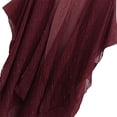 thumbnail image 6 of Gamivast Sarong Cover up for Women Chiffon Tie Front Wrap Scarf Sheer Lightweight Versatile Swimsuit Cover up Beachwear Vacation Resort Wear Cruise Poolside Beach to Boardwalk, 6 of 6