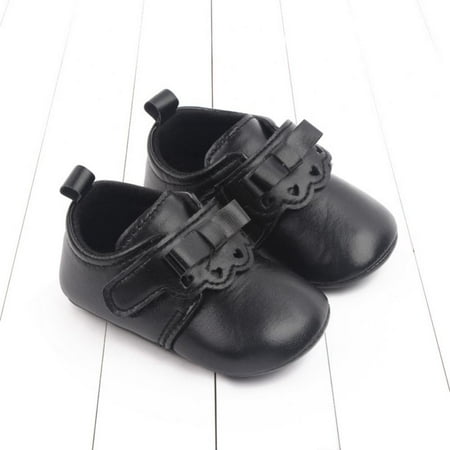 

Bullpiano Baby Girls Mary Jane Flats Toddler Walking Shoes Soft Non-Slip Sole Princess Wedding Dress Shoes Solid Princess Shoes