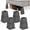 Gery, variant on Windiluna 5 inch Bed Risers, 4 pack Heavy Duty Plastic Furniture Lifts for Beds, Desks & Sofas, Supports up to 1,300 lbs, Black