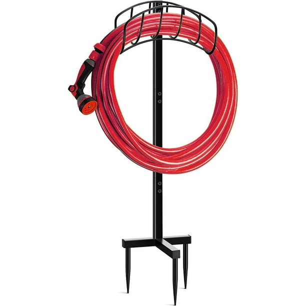 Idzo Steel Garden Hose Holder Stand with Powder Coated to Resist