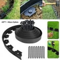 HOT SEAL 40 FT 2 Inch Tall Garden Landscape Edging Kit, Bonus 40Pcs