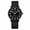 B-GJ-AllBlack, variant on Women’s Quartz Watch with Minimalist Large Dial, Silicone Strap,Waterproof Watch for Woman,Birthday Gift for Woman