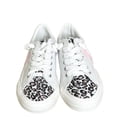 thumbnail image 4 of Gypsy Jazz Womens Cosmic 2 Glitter Star Fashion Sneaker (10, White Pink Silver), 4 of 5