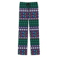 thumbnail image 4 of Christmas Mens Casual Pants Pajama Pants With Drawstring And Pockets Christmas Gift Glitter Foam Star House with, 4 of 4