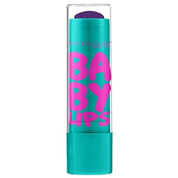 maybelline new york baby lips moisturizing lip balm, grape vine, 0.15