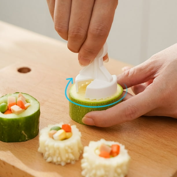 Descorazonador de frutas multifunción | Descorazonador de acero inoxidable para manzanas, peras y melones | Herramienta de cocina fácil de usar para aperitivos y ensaladas | Juego de 2