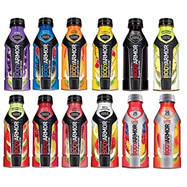 Bodyarmor Sports Drink Sports Beverage, 12 Flavor Variety Pack, Natural