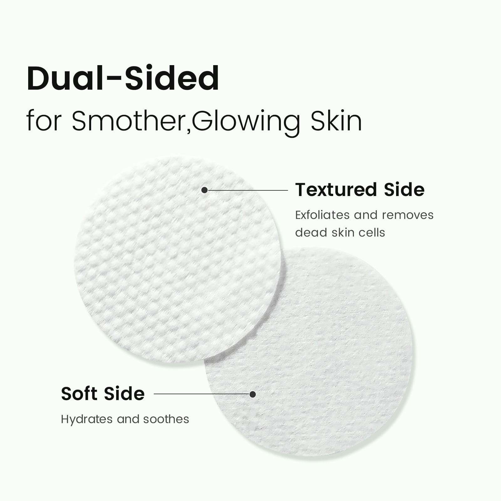 Lumissy CICA Calming Toner Pads, Soothing Centella Asiatica Pads for Sensitive Skin, Gentle Exfoliating & Hydrating Facial Toner 75 Pads