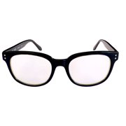 Flower Eyewear Handmade BlueLight Blocking Computer Glasses, Black