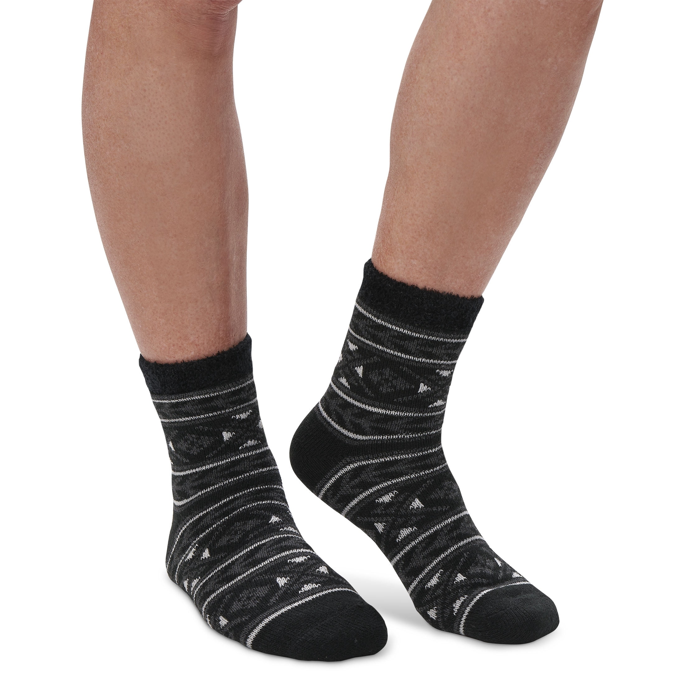 Airplus Double Layer Men's Holiday Crew Socks, Large 8-12.5, 3 Pack